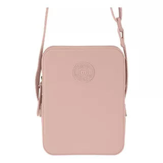 Bolsa Retangular Moleca Com Alça Ajustável E Zíper 50016 Cor Rosa