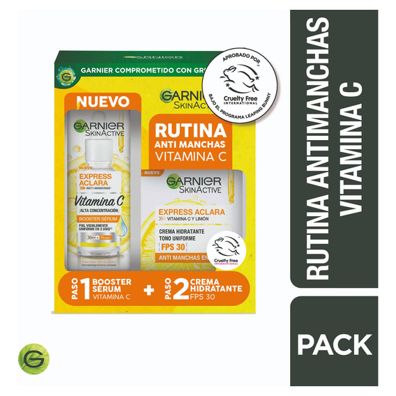 Pack Vitamina C Anti-manchas Serum + Crema Spf 30