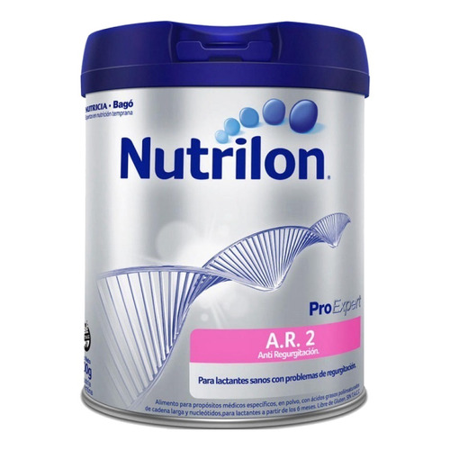 Leche de fórmula en polvo Nutricia Bagó Nutrilon A.R.2 en lata de 1 de 800g - 6  a 12 meses