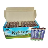 Caja Pack 40 Pilas Aaa Triple A Marca Reckter 1.5v