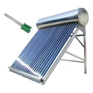 Termotanque Solar 80 Lts Acero Inoxidable Magnesio 8 Tubos