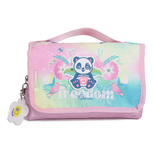 Cartuchera Blanda Desplegable Chimola Personajes Color Panda Estampado