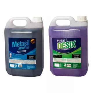 Desincrustante Metasil Premium + Bactericida Desix Floral 5l