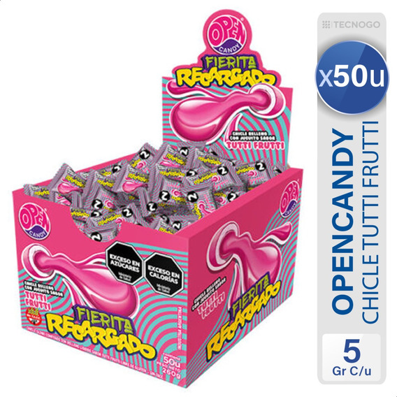 Chicle Fierita Tutti Frutti Sin Tacc Open Candy Mejor Precio