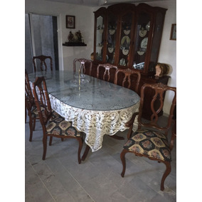 Comedor De Nogal Para 8 Personas Con Vitrina en Mercado Libre México Comedor De Nogal Para 8 Personas Con Vitrina en Mercado Libre México