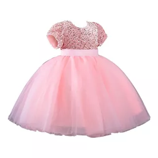 Vestidos De Niñas Lentejuelas Incluye Cintillo¡¡