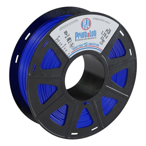 Filamento Impresoras 3d Pla 1.75mm X 250 Grs :: Printalot Color Azul