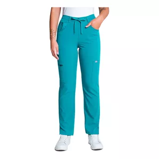 Pantalón Mujer Scorpi Comfort -teal Blue- Uniformes Clínicos