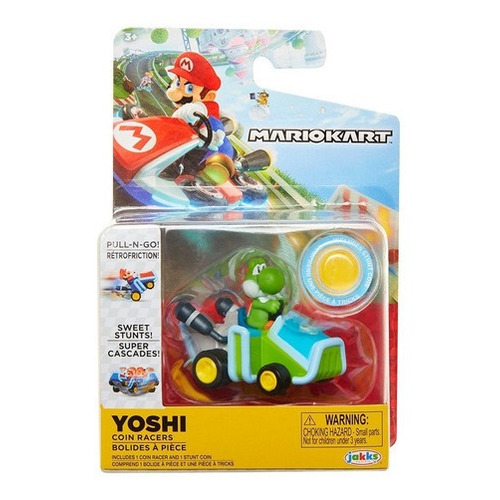 Figura Nintendo Super Mario Bros Coin Racers Wave1 yoshi
