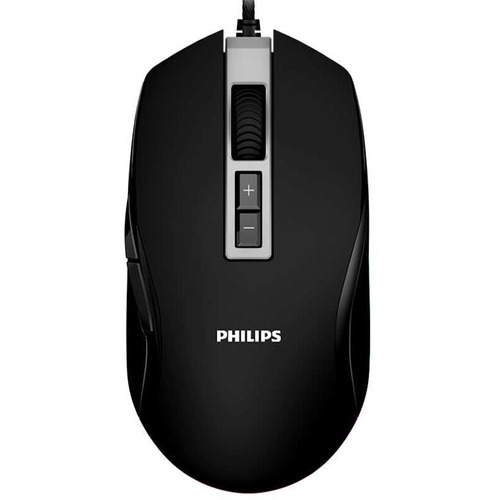 Mouse Philips Gaming Hasta 2800dpi. Con Iluminación Rgb. Color Negro