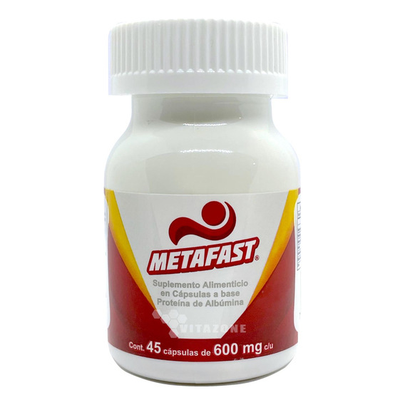 Metafast Proteína Albumina 45 Cápsulas 1 Frasco