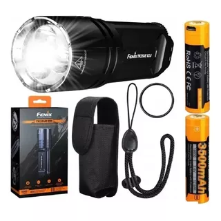 Linterna Tactica Led Fenix Tk35ue 5000 Lumens + Baterias X2 Color De La Linterna Negro Color De La Luz Bordó