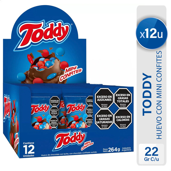 Huevos Toddy Chocolate Mini Confites Display - Mejor Precio