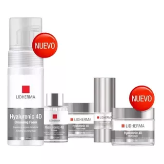 Kit Hyaluronic 4d Rutina Completa 5 Productos Lidherma