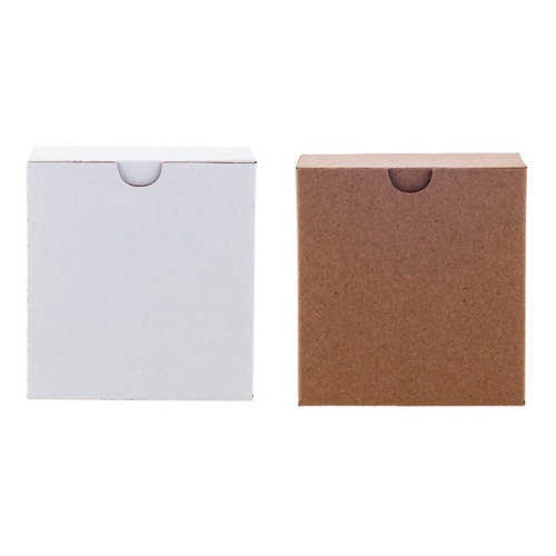25 Cajas Cartón Micro Corrugado 10x9x4 Armable Para S Color Kraft