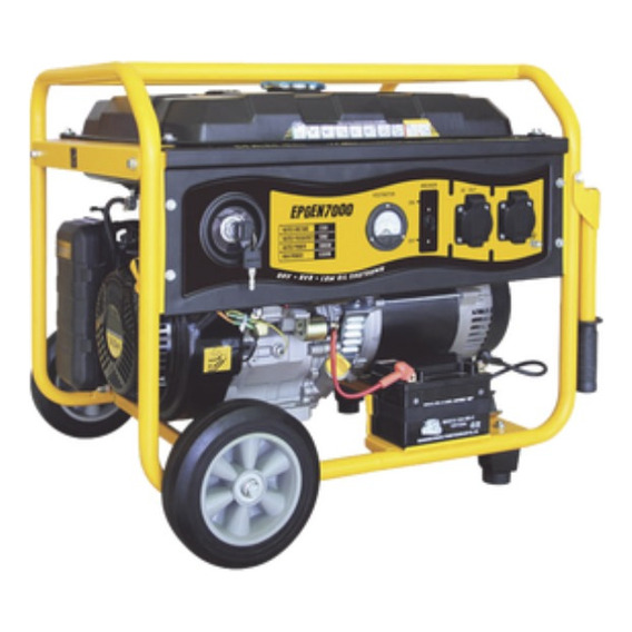 Generador A Gasolina 6.5kw Con Ruedas Encendido Electronico
