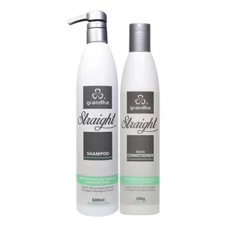 Kit Cabelos Alisados Grandha Straight Shampoo Condicionador