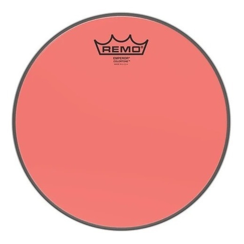 Remo Be-0312-ct-rd Parche Emperor Colortone Rojo 12 Pulgadas