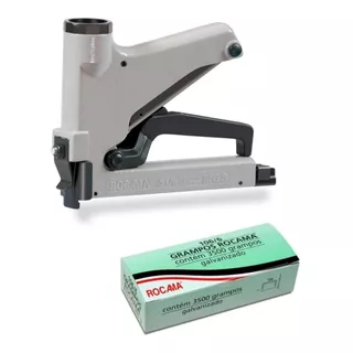 Grampeador Tapeceiro Profissional Rocama 51/a + 3500 Grampos