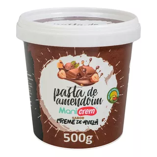 Creme Pasta De Amendoim Deliciosos Sabores Manicrem 500g Sabor Creme De Avel