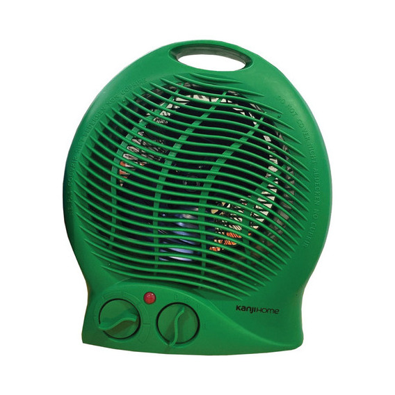 Caloventor Termostato Kanji Home 2000w Frio Calor Portátil Color Verde