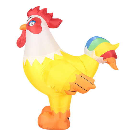 Inflables Decoraciones Gallo Animales Lindo Pollo 180 Cm