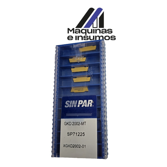 Caja 10 Insertos Ranurado Sinpar Gkd 2002-mt 2 Mm