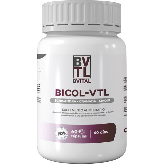 Bicol-vital - Colágeno + Vitaminas + Minerales / 60 Cápsulas