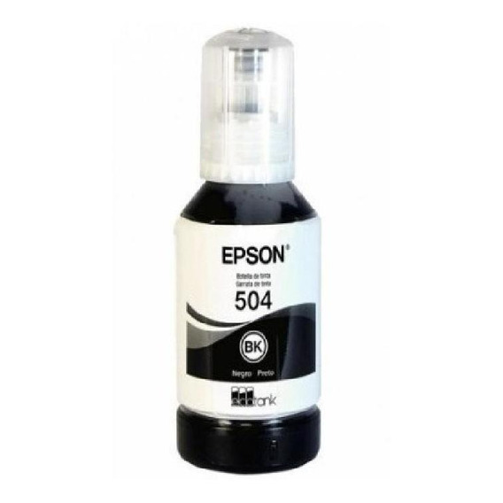 Tinta Botella Epson T504 127ml Ecotank Negro - Techbox