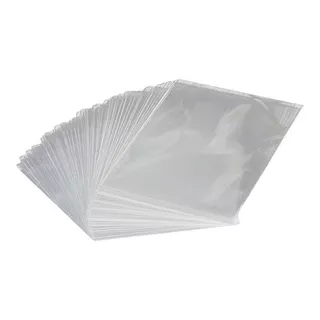 100 Bolsas Plástica Celofán Transparente Mediana 20x30 Cm