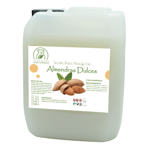  Aceite De Almendras Para Masajes 10 Litros