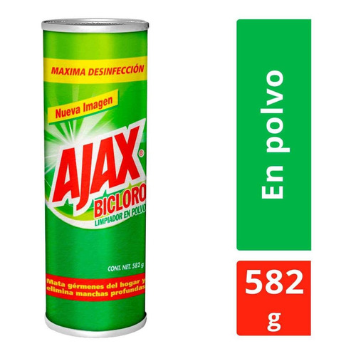 Limpiador Multiusos En Polvo Ajax Bicloro 582g