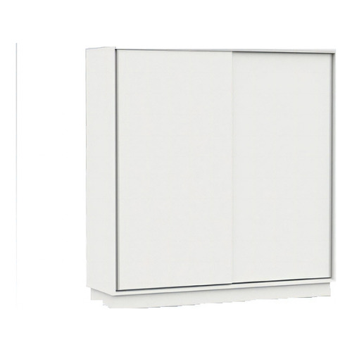 Placard Muebles Hedi 200 x 220 color blanco de melamina con 2 puertas  corredizas