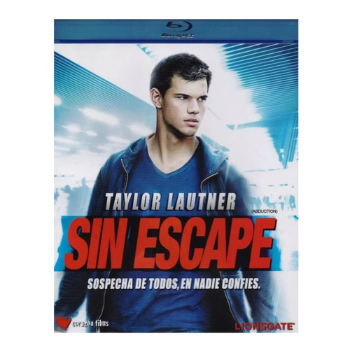 Sin Escape Abduction Taylor Lautner Pelicula Blu-ray
