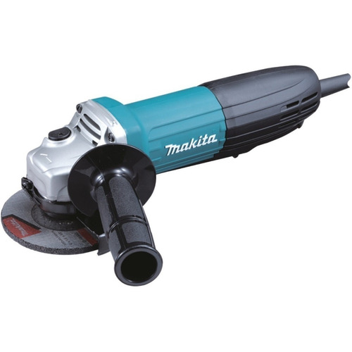 Miniamoladora angular Makita GA4534 color turquesa 720 W 220 V + accesorio