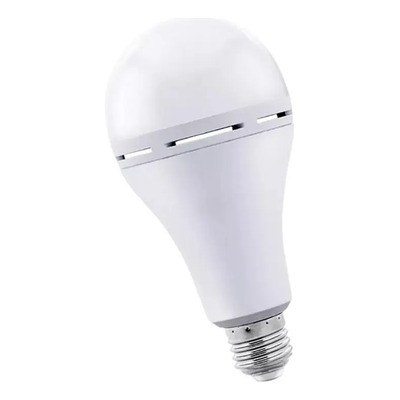 Lampara Bulbo Led 12w Luz De Emergencia Autonomia 4 Hs  Blanco Fria 6000k