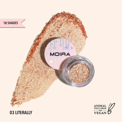 Sombra De Ojos Moira Cosmetics Starshow Shadow Pot Literally