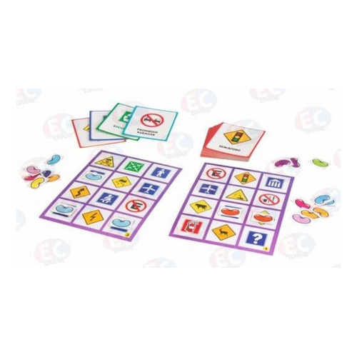 Edu-091 Lotería De Señalizaciones Juego Educativo De Educar