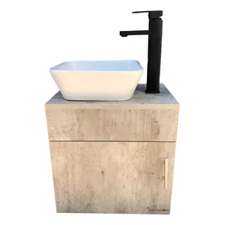 Gabinete Empotrable Baño+lavabo+llave Monomando+accesorios 