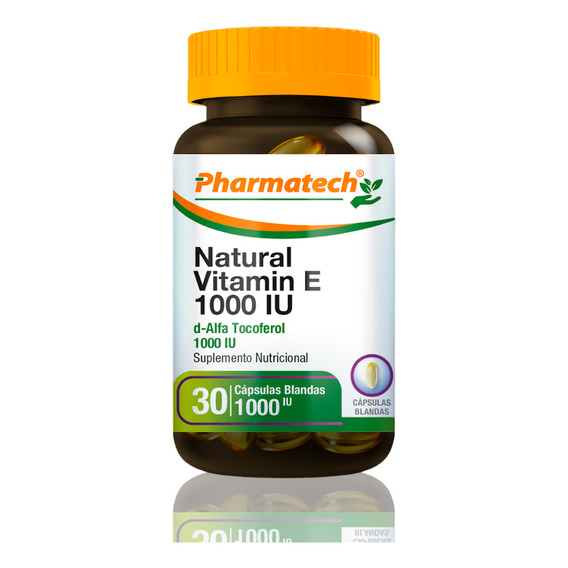 Vitamina E 1000 Ui Pharmatech 30 Caps Blandas