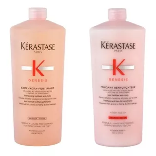 Kit Kérastase Genesis Shampoo Hydra 1 L + Fondant 1 Litro