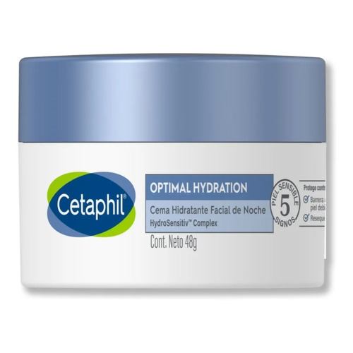 Crema Facial De Noche Cetaphil Optimal Hydration 50 Grs. Tipo de piel Todo tipo de piel
