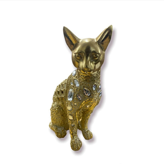 Gato Gold Figura - S4357