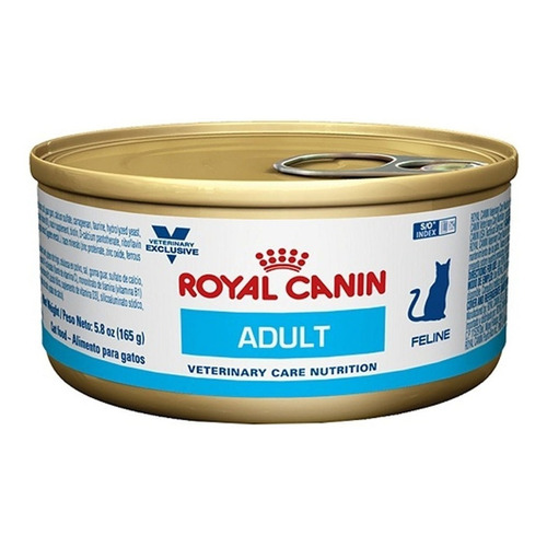 Alimento Royal Canin Veterinary Care Feline Adult para gato adulto sabor mix en lata de 165g