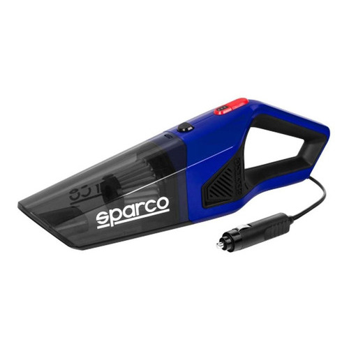 Aspiradora Para Auto + Accesorios 12v 90w Sparco Color Azul