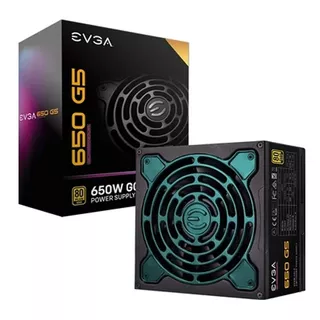 Fuente Poder Evga 650 G5 Supernova 650w 80plus Gold Modular Color Negro