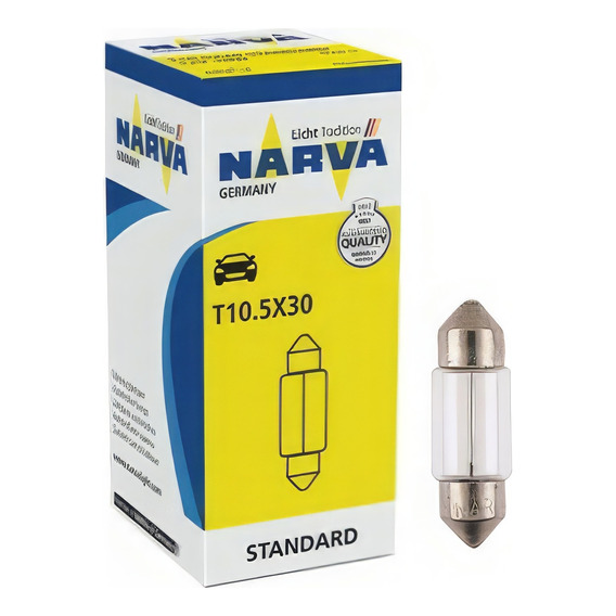 Foco Narva 12v 10w T10.5x30 Salón