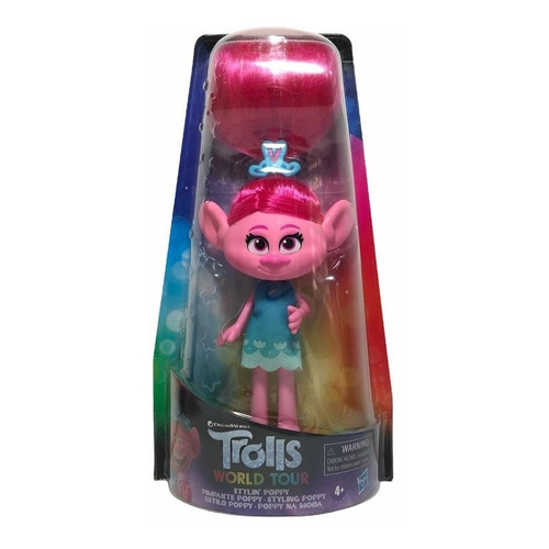 Trolls World Tour Moda Trol Pack 2 Dj Suki Poppy 14cm Hasbro