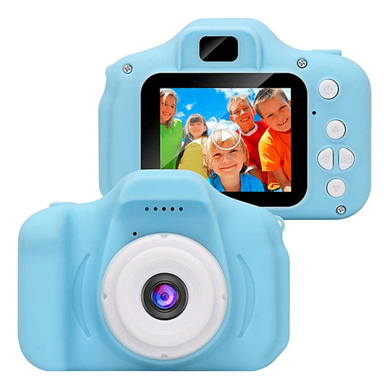 Camara Digital Compacta Hd Niños Recargable + Juegos 32gb