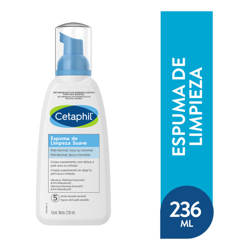 Cetaphil Espuma De Limpieza Suave Rostro 236ml